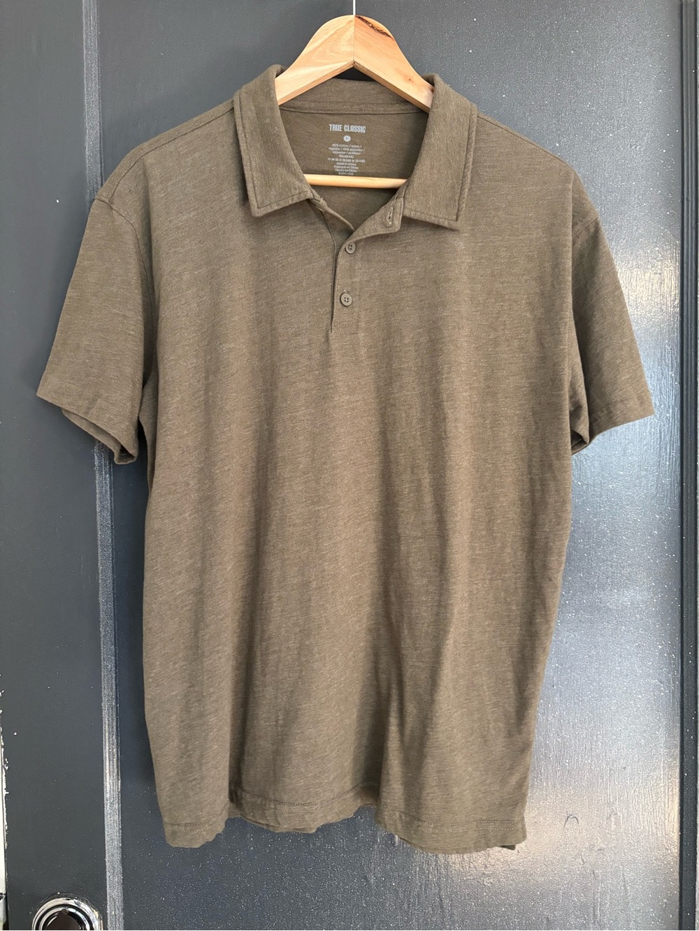 The Classic Men's Olive Polo Shirt - Short Sleeve Knit